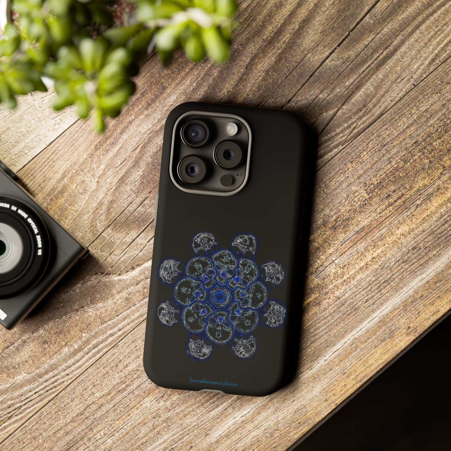 Flowers for Me by breathemovedivine Mandala Design Case for iPhone