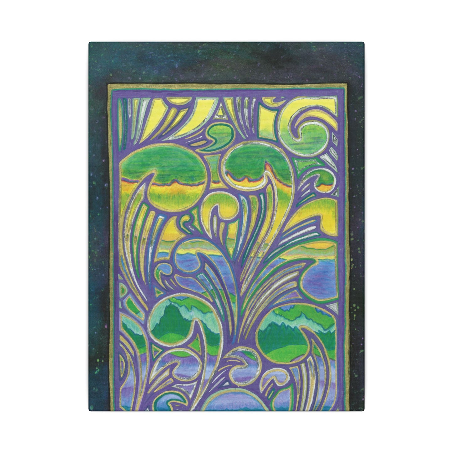 Lucid by breathemovedivine Stretched Canvas Wall Art