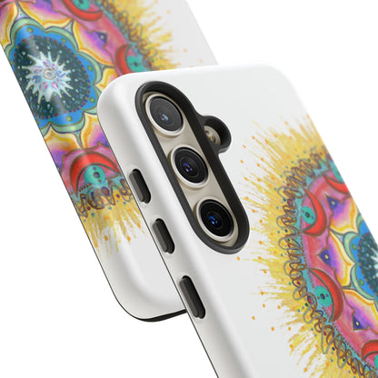 7 Chakras by breathemovedivine Mandala Design Case for Android