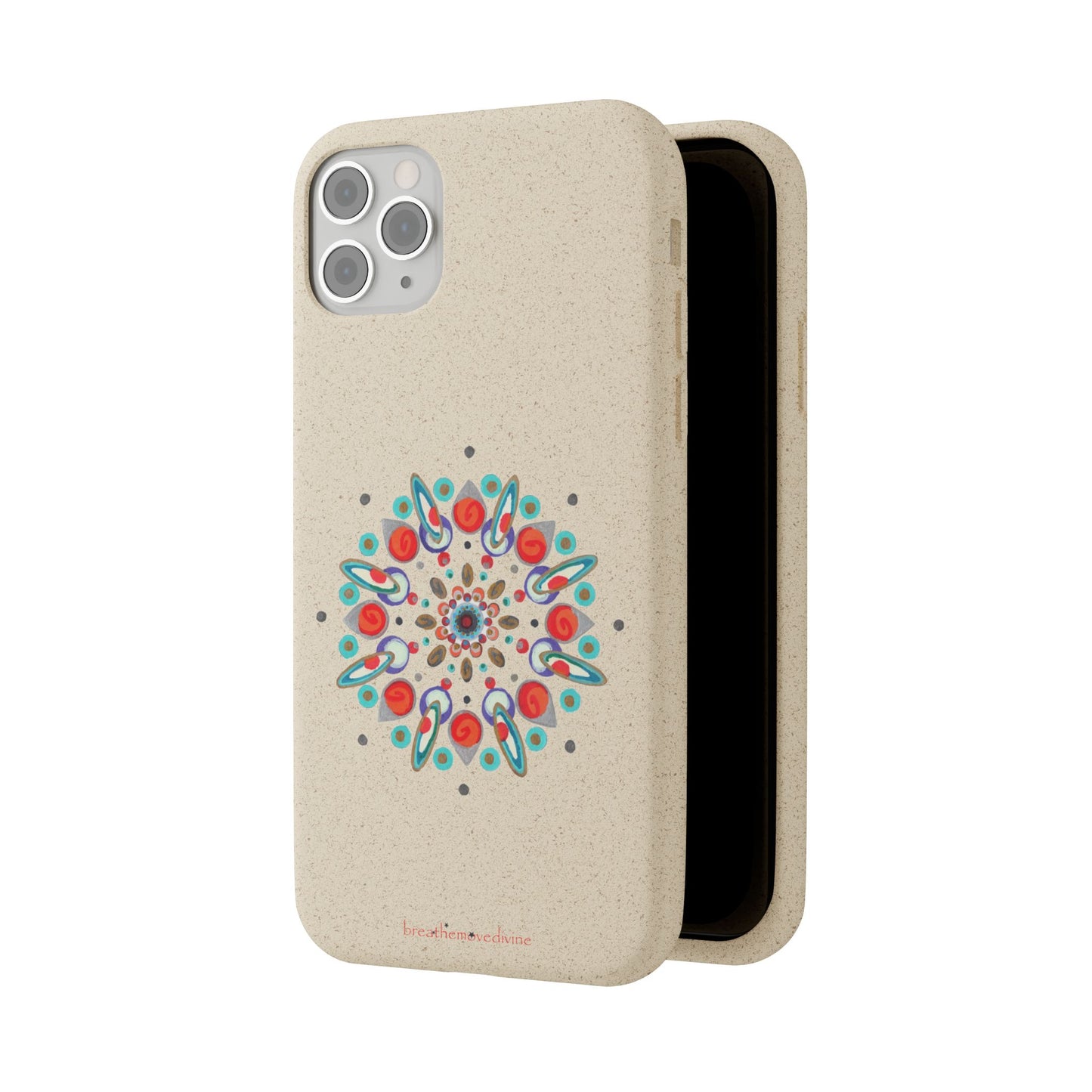 Inner Eye by breathemovedivine Eco-Friendly Case for iPhone with Mandala Design