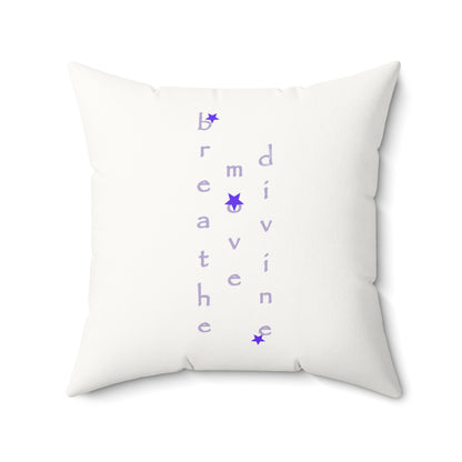 Inner Eye by breathemovedivine Faux Suede Decorative Pillow