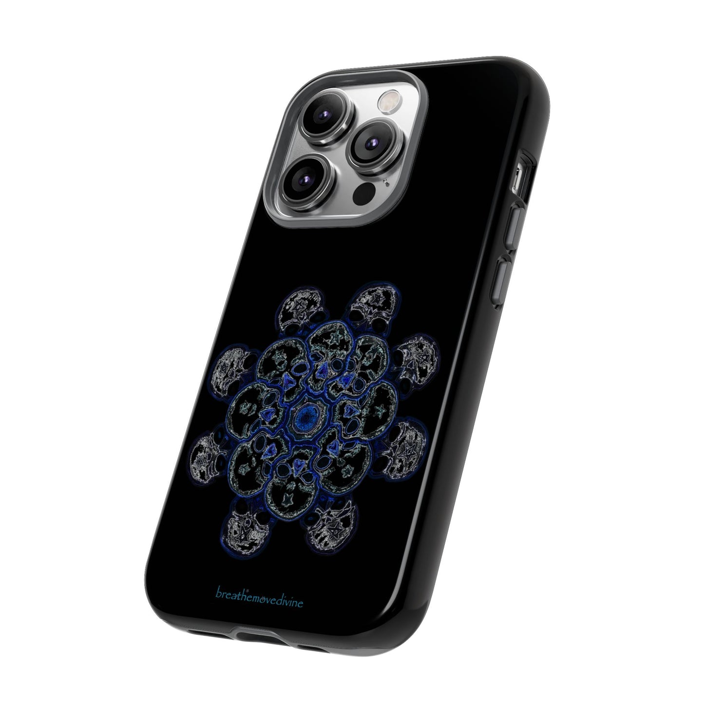 Flowers for Me by breathemovedivine Mandala Design Case for iPhone