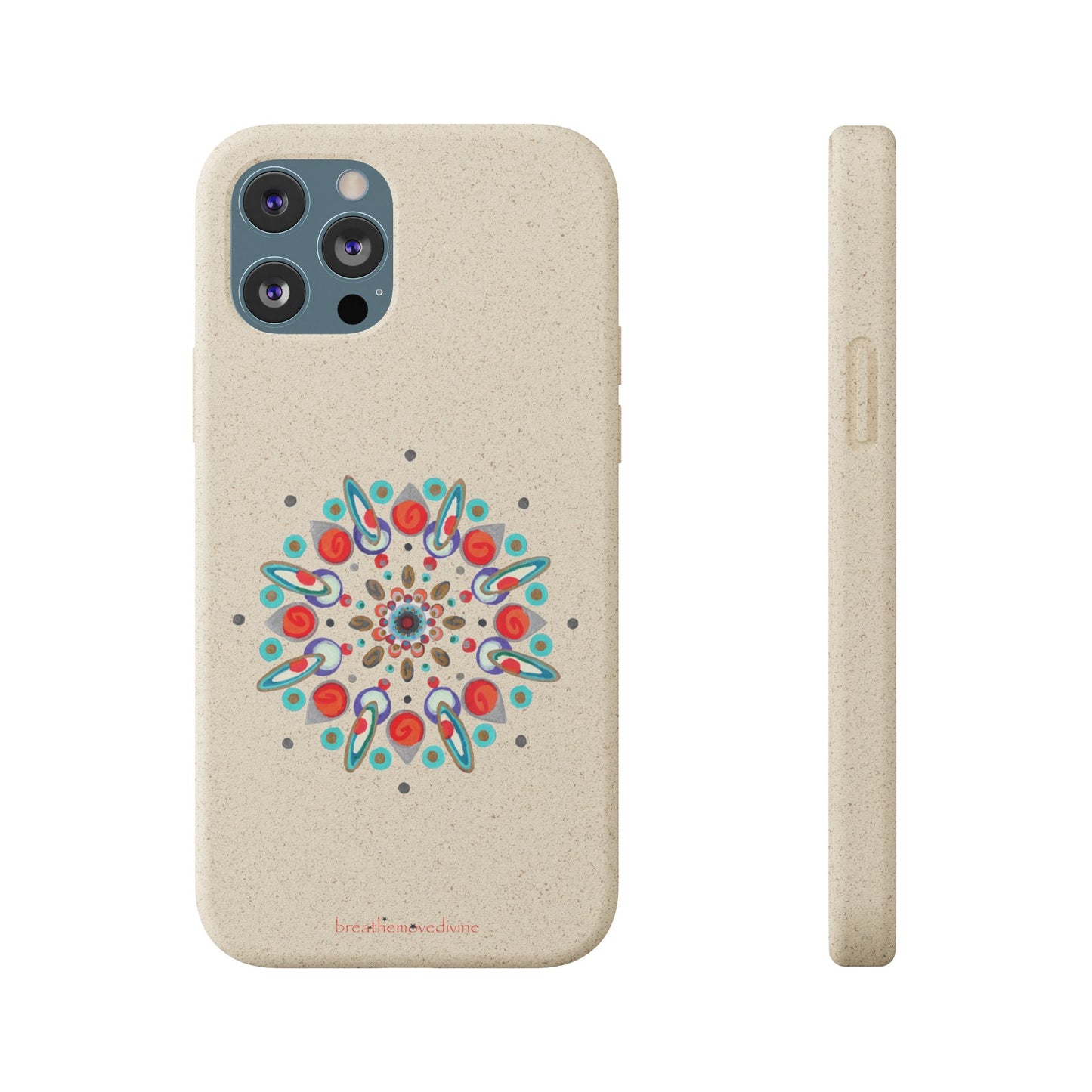 Inner Eye by breathemovedivine Eco-Friendly Case for iPhone with Mandala Design