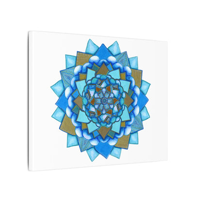 Voice by breathemovedivine Meditative Mandala Canvas Art - Stretched Wall Decor
