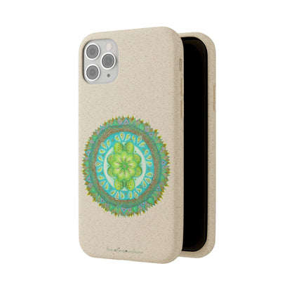 Heart Flame by breathemovedivine Eco-Friendly Case for iPhone with Mandala Design