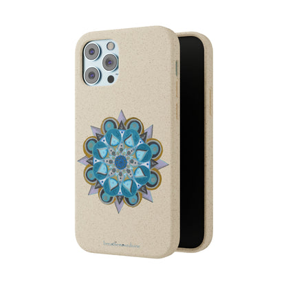 3 Chakras by breathemovedivine Eco-Friendly Case for iPhone with Mandala Design