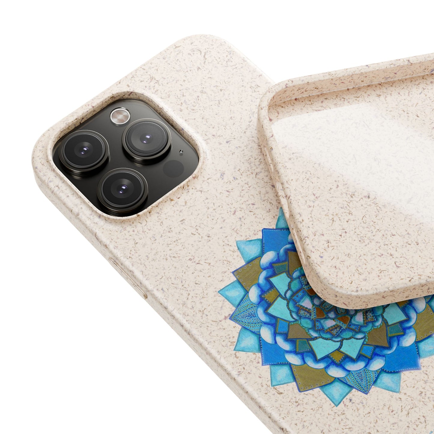 Voice by breathemovedivine Eco-Friendly Case for iPhone with Mandala Design -  21.87 front and inside