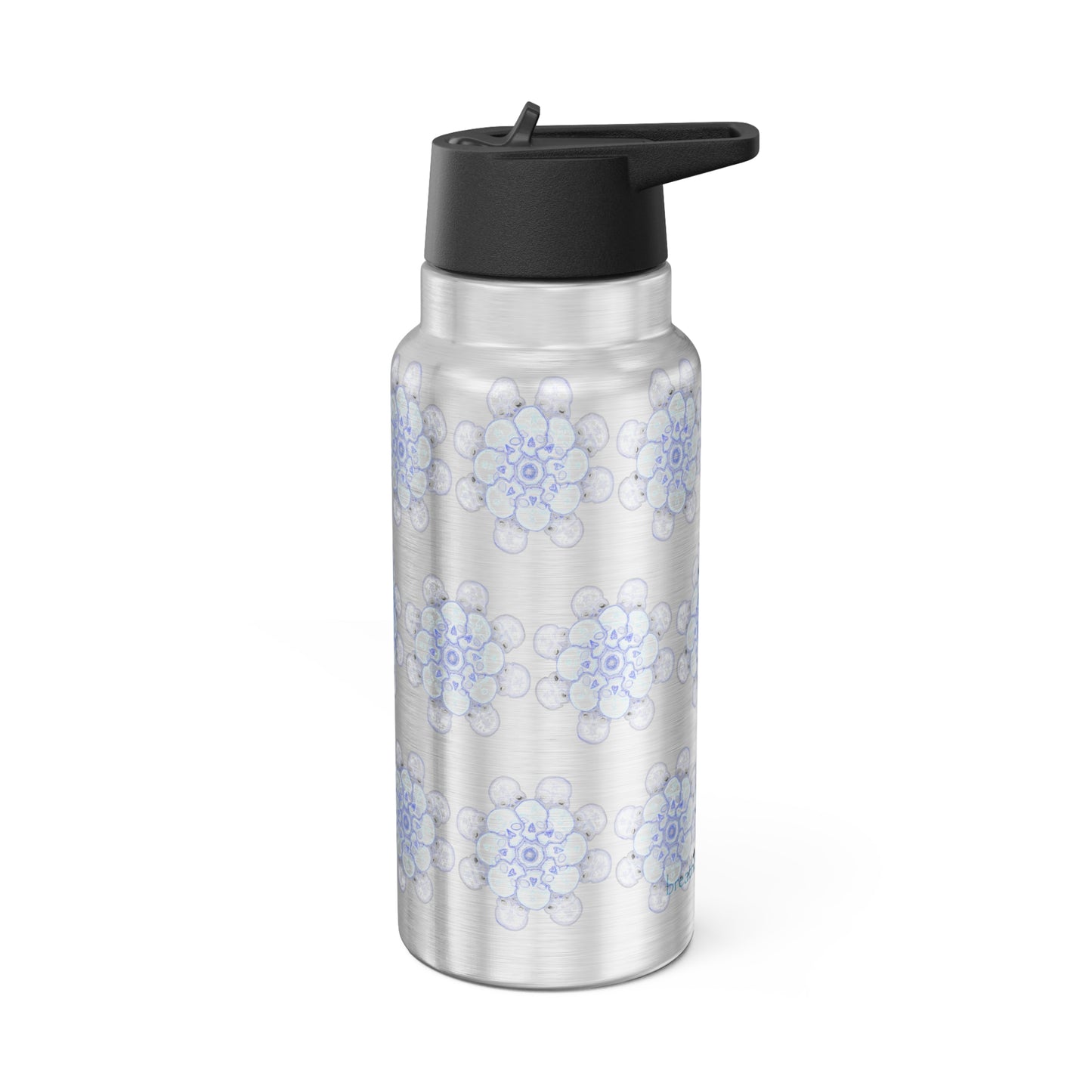Flowers for Me by breathemovedivine Colorful Gator Tumbler 32oz - Vibrant Insulated Drinkware for Adventure Lovers -  43.57