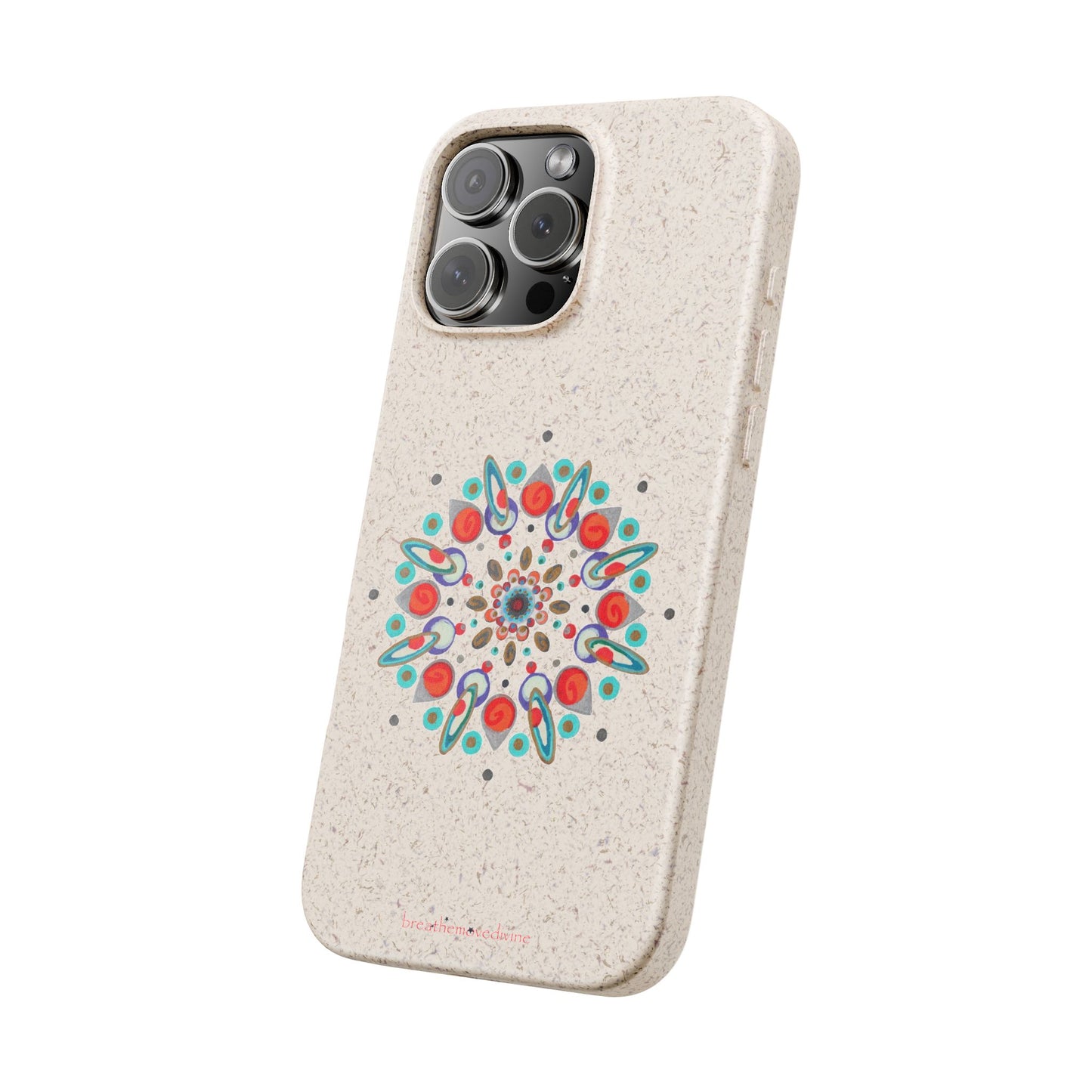 Inner Eye by breathemovedivine Eco-Friendly Case for iPhone with Mandala Design
