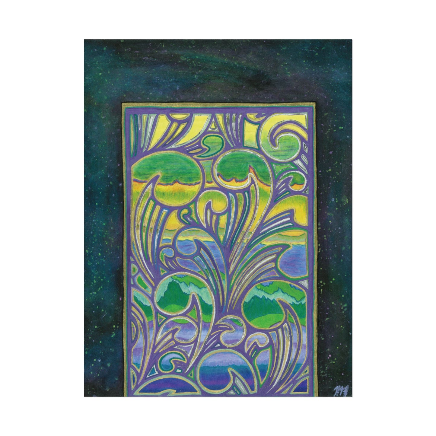 Lucid by breathemovedivine Rolled Poster Print