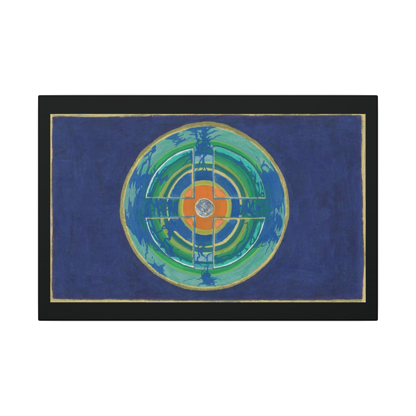 Fellow Humans by breathemovedivine Stretched Canvas Wall Art