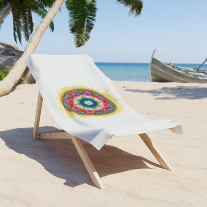 7 Chakras by breathemovedivine Beach Towel - Always bring a towel!