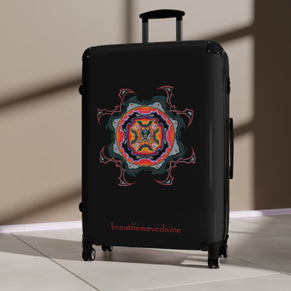 Scry by breathemovedivine Colorful Mandala Suitcase - Travel with Style and Inspiration