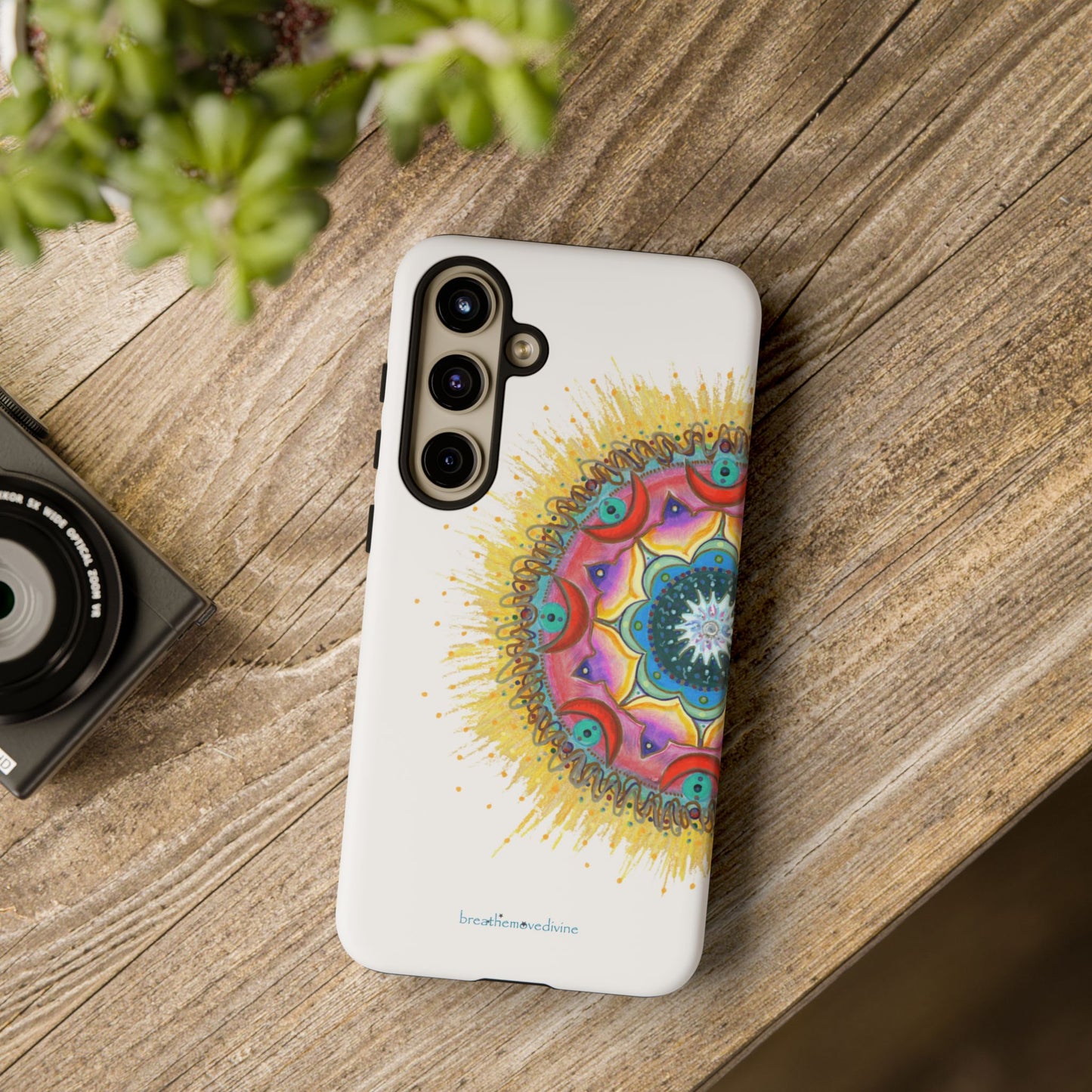 7 Chakras by breathemovedivine Mandala Design Case for Android