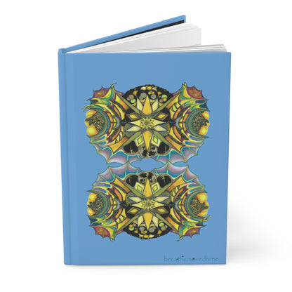 Creature Butterfly Light Blue Hardcover Journal for Creative Minds -  17.10 standing