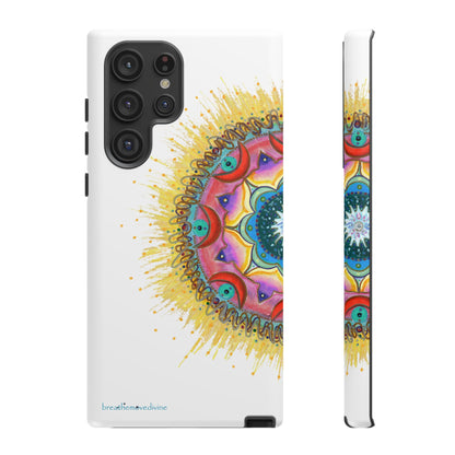 7 Chakras by breathemovedivine Mandala Phone Case for Android -  28.00