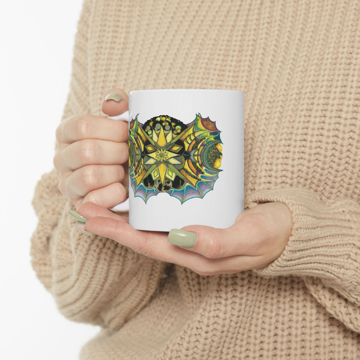 Creature by breathemovedivine Ceramic Mug, (11oz, 15oz)