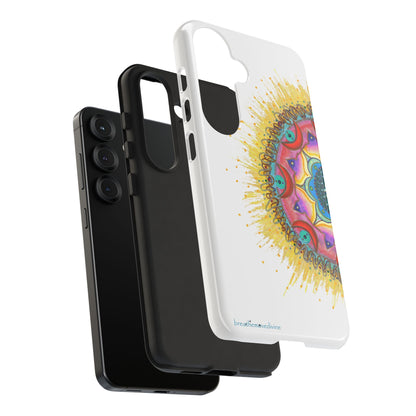 7 Chakras by breathemovedivine Mandala Phone Case for Android -  28.00