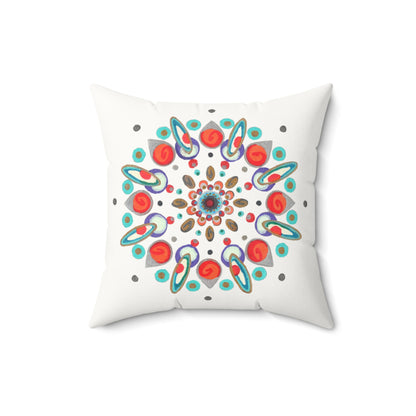 Inner Eye by breathemovedivine Faux Suede Decorative Pillow