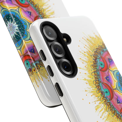 7 Chakras by breathemovedivine Mandala Phone Case for Android -  28.00