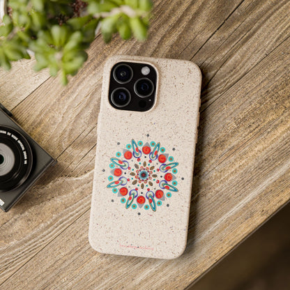 Inner Eye by breathemovedivine Eco-Friendly Case for iPhone with Mandala Design