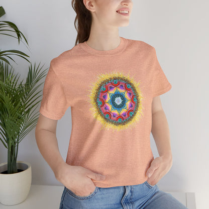7 Chakras by breathemovedivine Unisex Jersey T