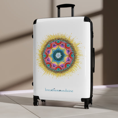 7 Chakras by breathemovedivine Rolling Suitcase - breathemovedivine