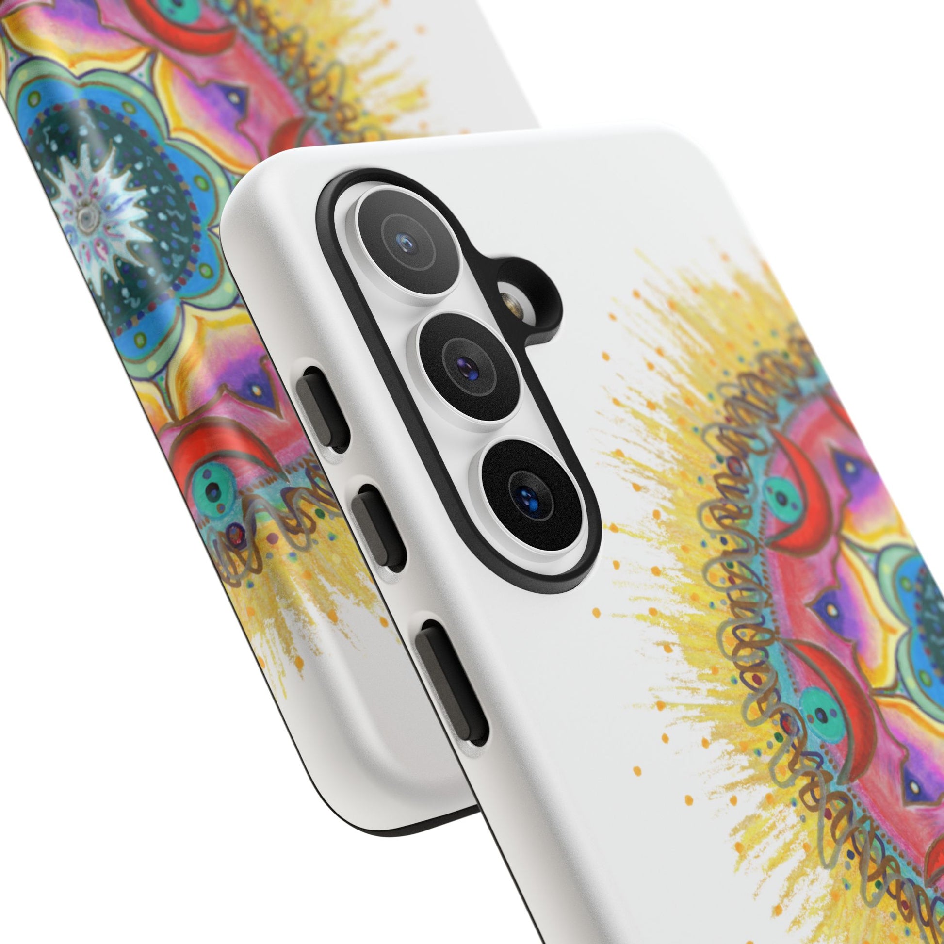 7 Chakras by breathemovedivine Mandala Phone Case for Android -  28.00