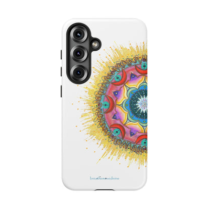 7 Chakras by breathemovedivine Mandala Design Case for Android