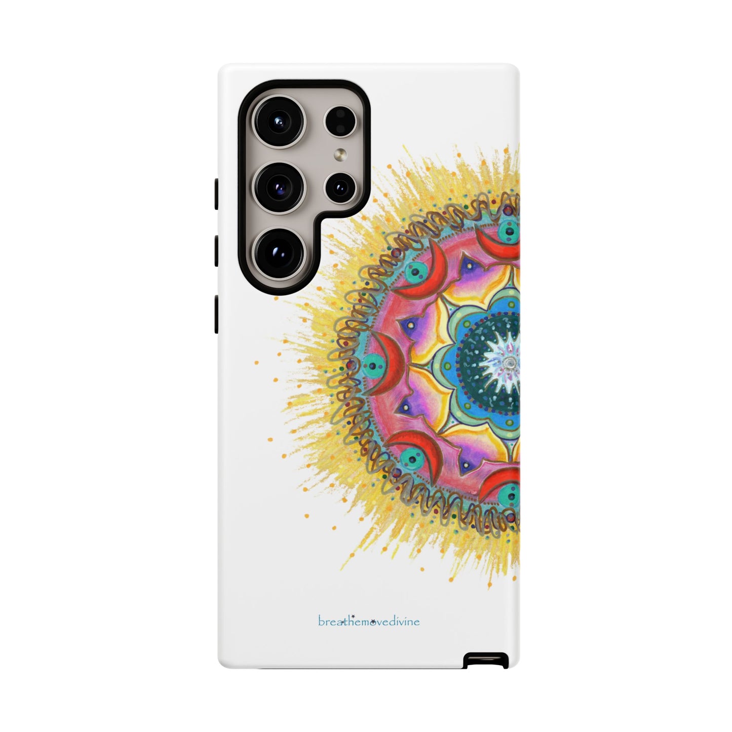 7 Chakras by breathemovedivine Mandala Design Case for Android