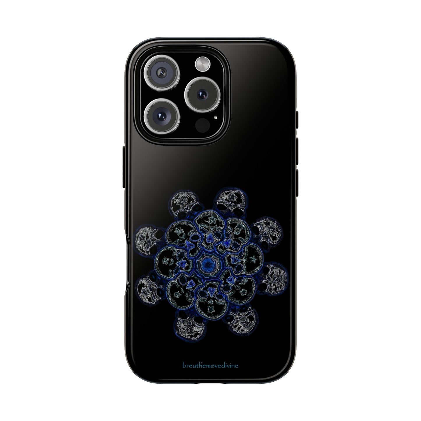 Flowers for Me by breathemovedivine Mandala Design Case for iPhone