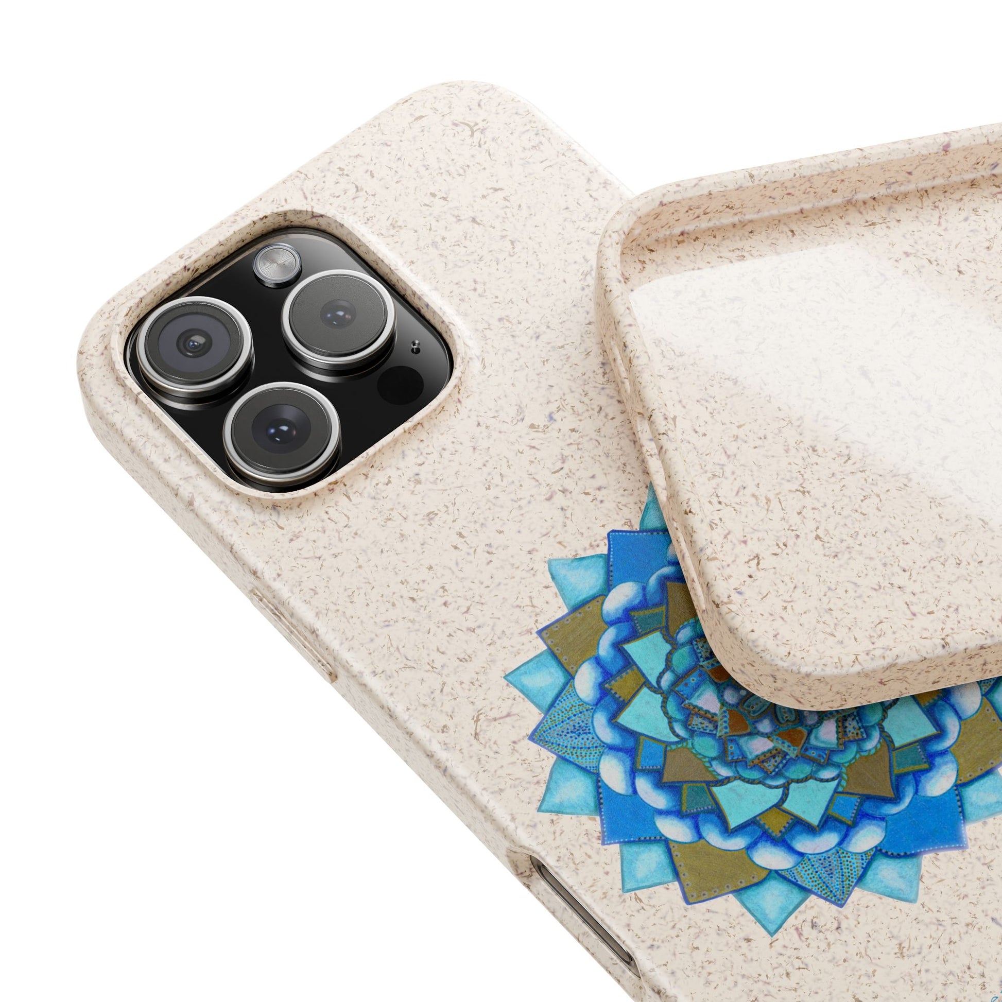 Voice by breathemovedivine Eco-Friendly Case for iPhone with Mandala Design -  21.87 front and inside