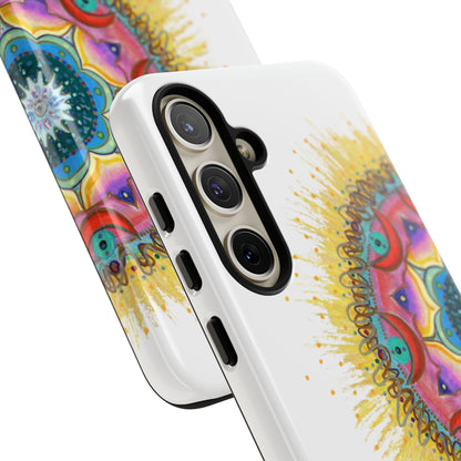 7 Chakras by breathemovedivine Mandala Phone Case for Android -  28.00