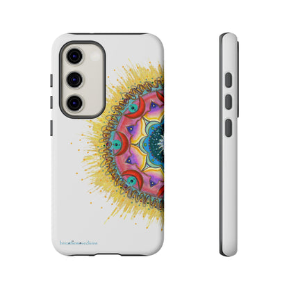 7 Chakras by breathemovedivine Mandala Phone Case for Android -  28.00
