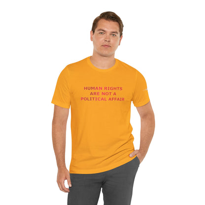 Human Rights Red Unisex T - breathemovedivine RESIST