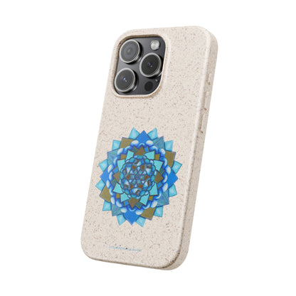 Voice by breathemovedivine Eco-Friendly Case for iPhone with Mandala Design -  21.87 angled