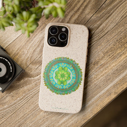 Heart Flame by breathemovedivine Eco-Friendly Case for iPhone with Mandala Design