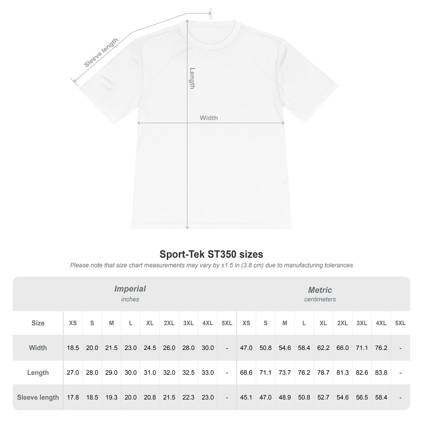 Untitled Moisture-Wicking Graphic Back Tee