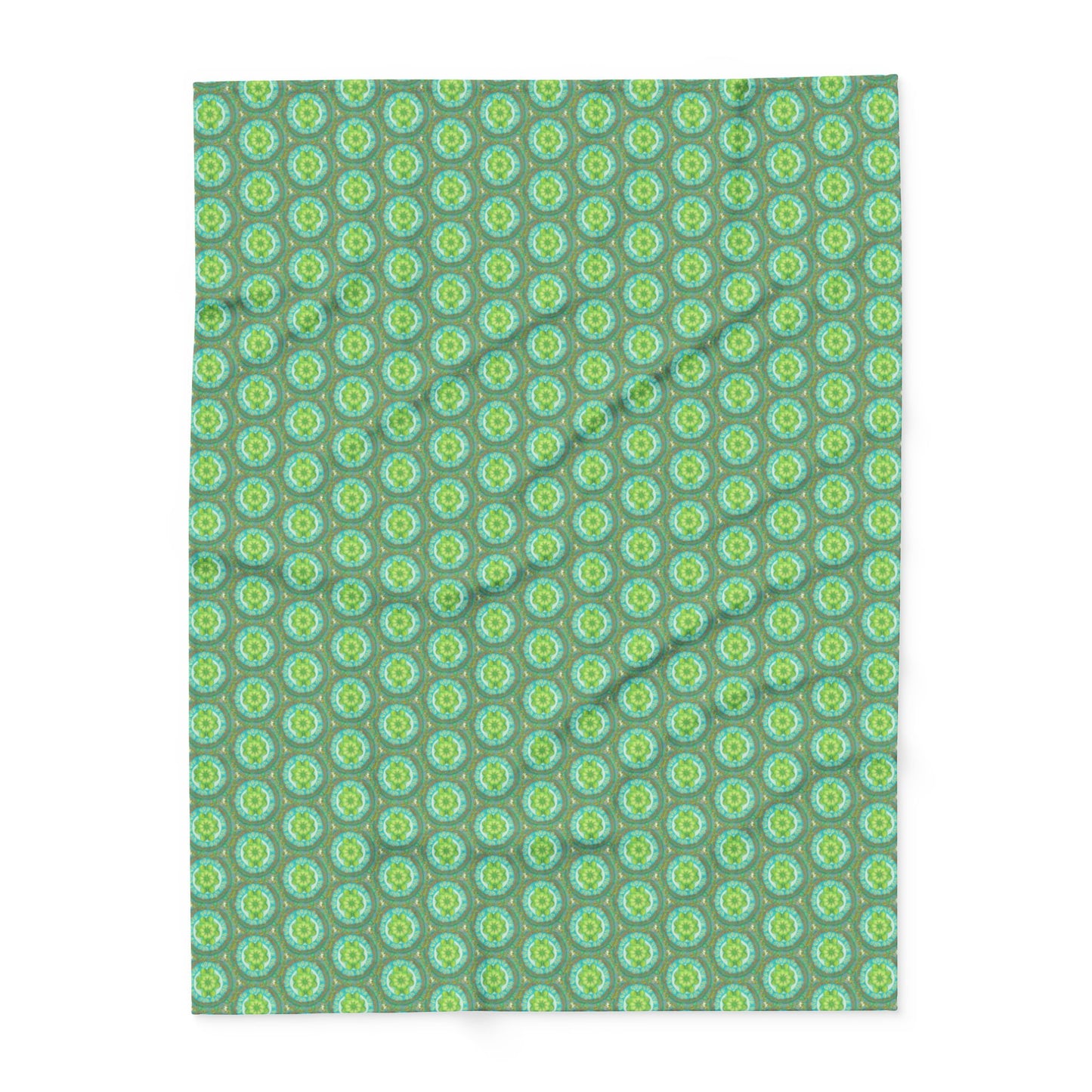 Heart Flame Bonnie Pattern Cozy Arctic Fleece Blanket | Live to Snuggle