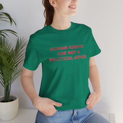 Human Rights Red Unisex T - breathemovedivine RESIST