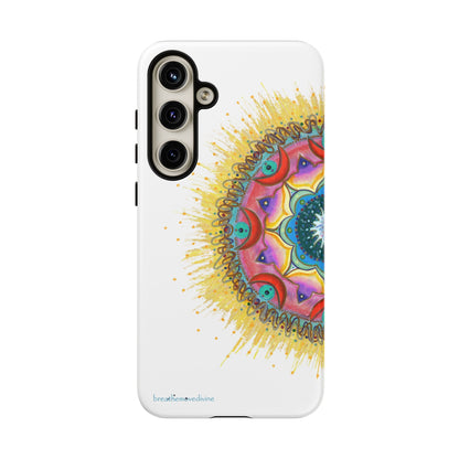7 Chakras by breathemovedivine Mandala Phone Case for Android -  28.00