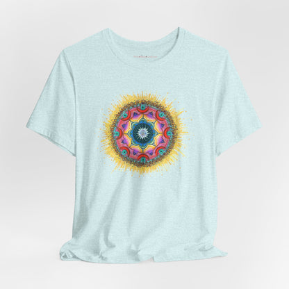 7 Chakras by breathemovedivine Unisex Jersey T