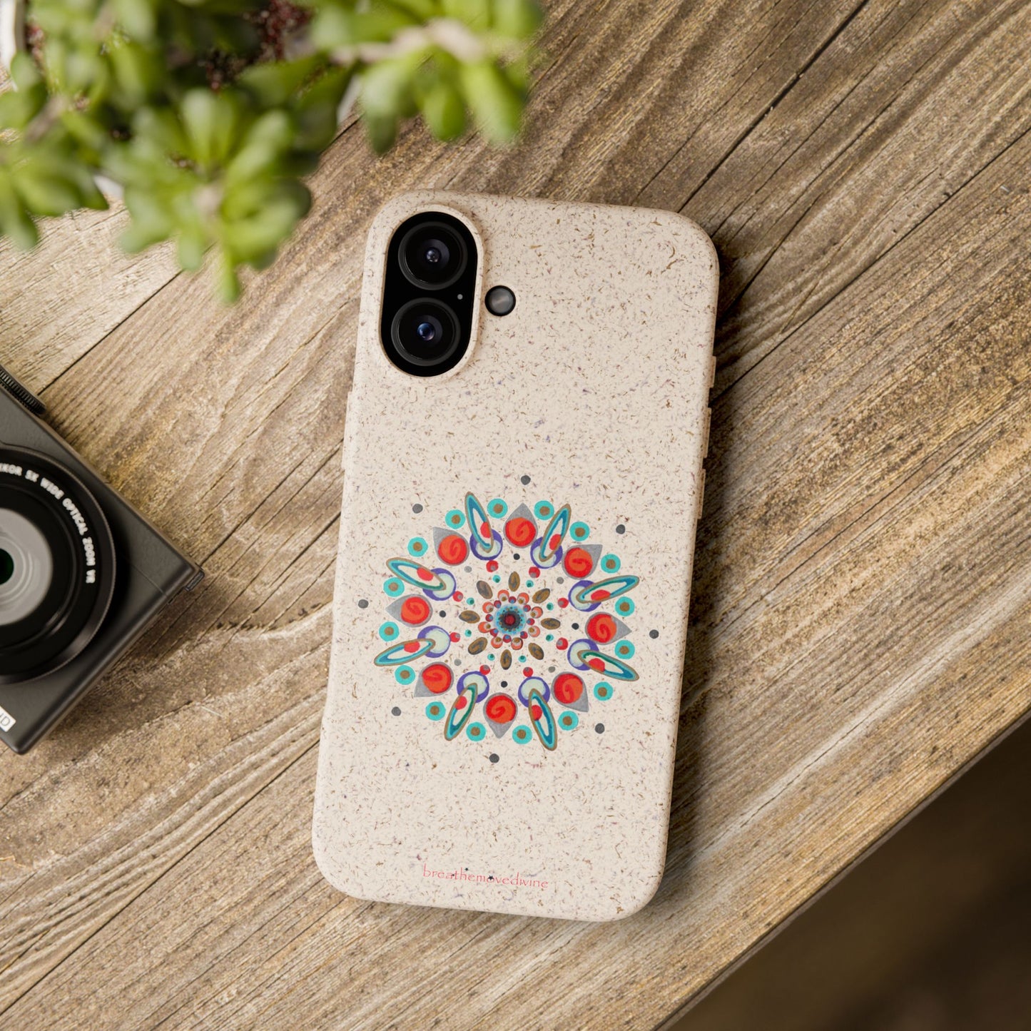 Inner Eye by breathemovedivine Eco-Friendly Case for iPhone with Mandala Design