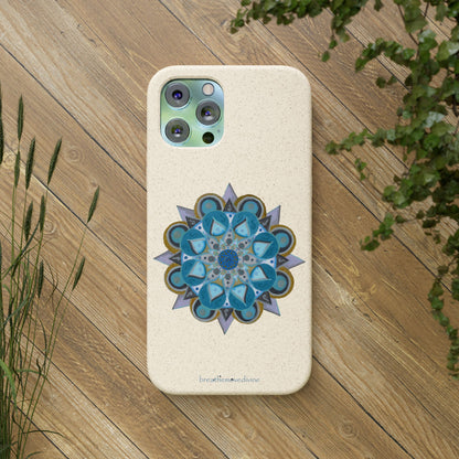 3 Chakras by breathemovedivine Eco-Friendly Case for iPhone with Mandala Design