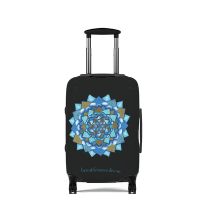 Voice by breathemovedivine Suitcase Cover - Travel with Style and Inspiration