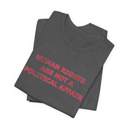Human Rights Red Unisex T - breathemovedivine RESIST