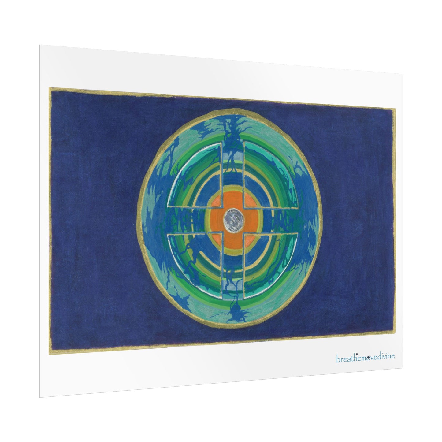 Fellow Humans by breathemovedivine Rolled Poster Print