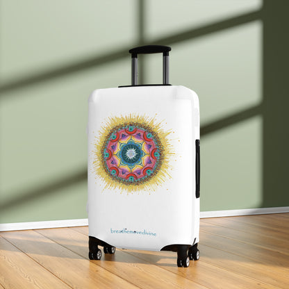 7 Chakras by breathemovedivine Suitcase Cover