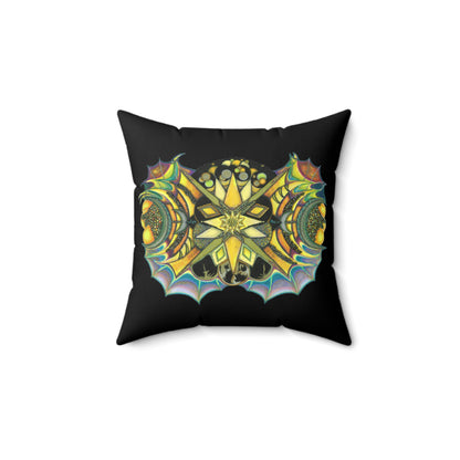 Creature by breathemovedivine Faux Suede Decorative Pillow