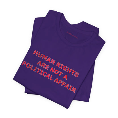 Human Rights Red Unisex T - breathemovedivine RESIST